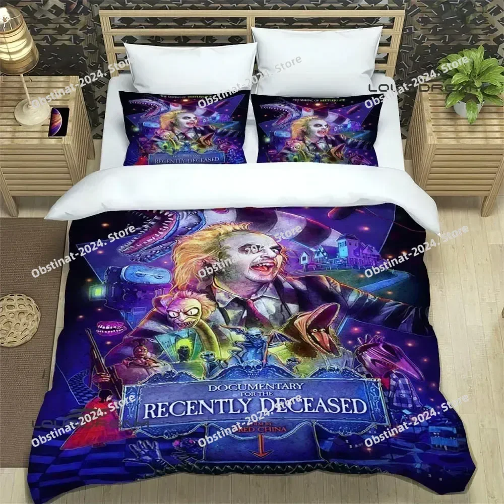 

Horror movie B-Beetlejuice Bedding Sets exquisite supplies set duvet cover bed comforter set bedding set luxury birthday gift