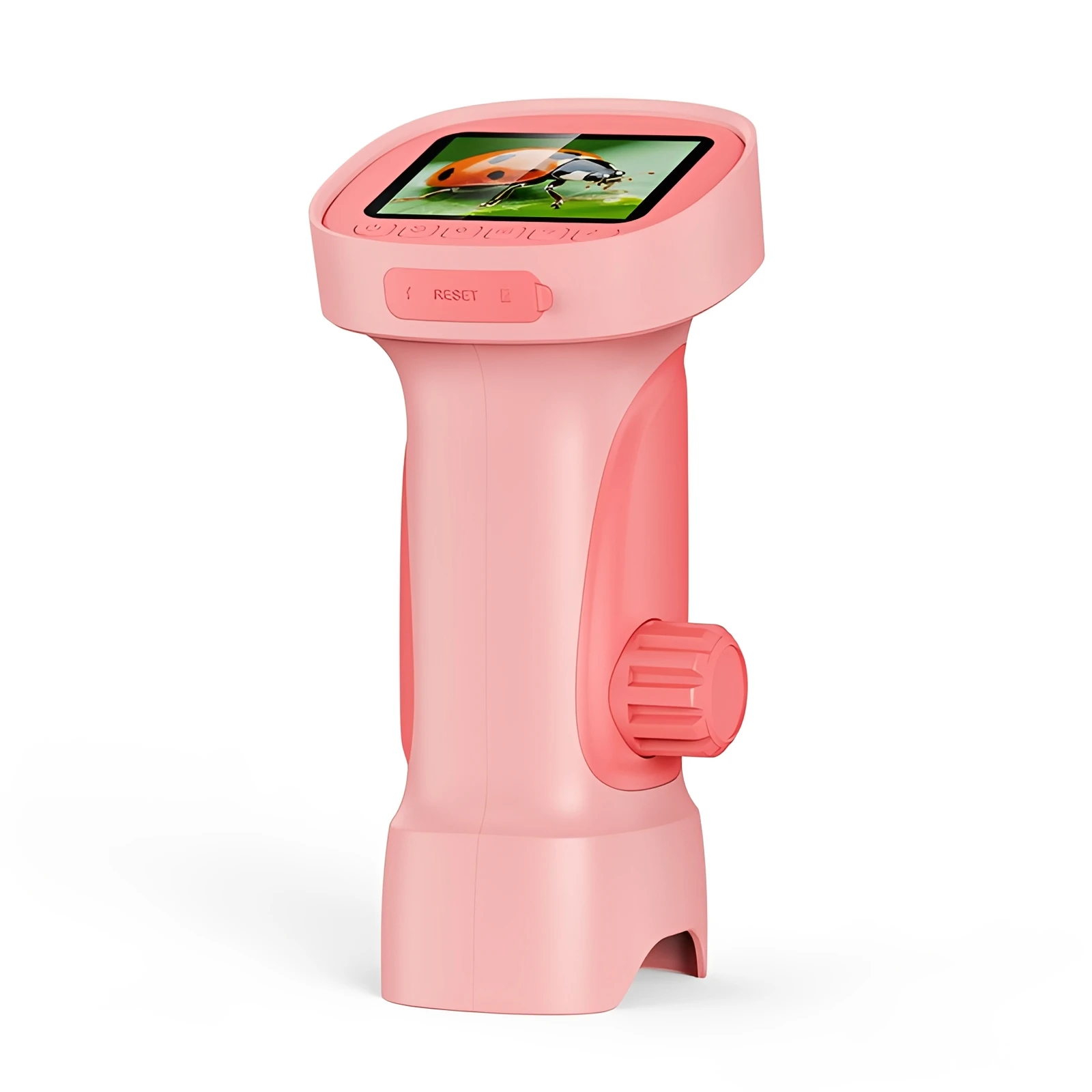 Kids Microscope Digital Microscope with 2.4 IPS Screen 1000x Zoom 8 LED Lights Portable Handheld Children Microscope Science