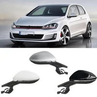 Para VW Golf 7 MK7 2014-2016 5GG 857507 Un conjunto de espejo retrovisor plegable eléctrico, espejo calefactor, ajuste eléctrico con luz