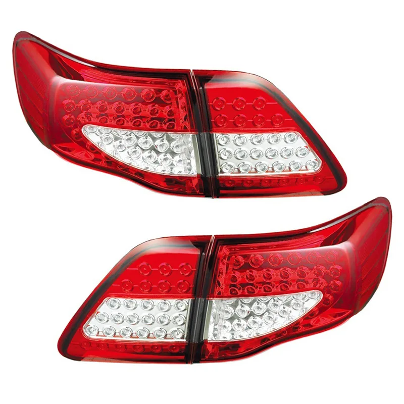 Car LED Tail Light Assembly For Toyota Corolla 2007-2010 Brake Reverse Parking Running Light Streamer Turn Signal Rear Lamp
