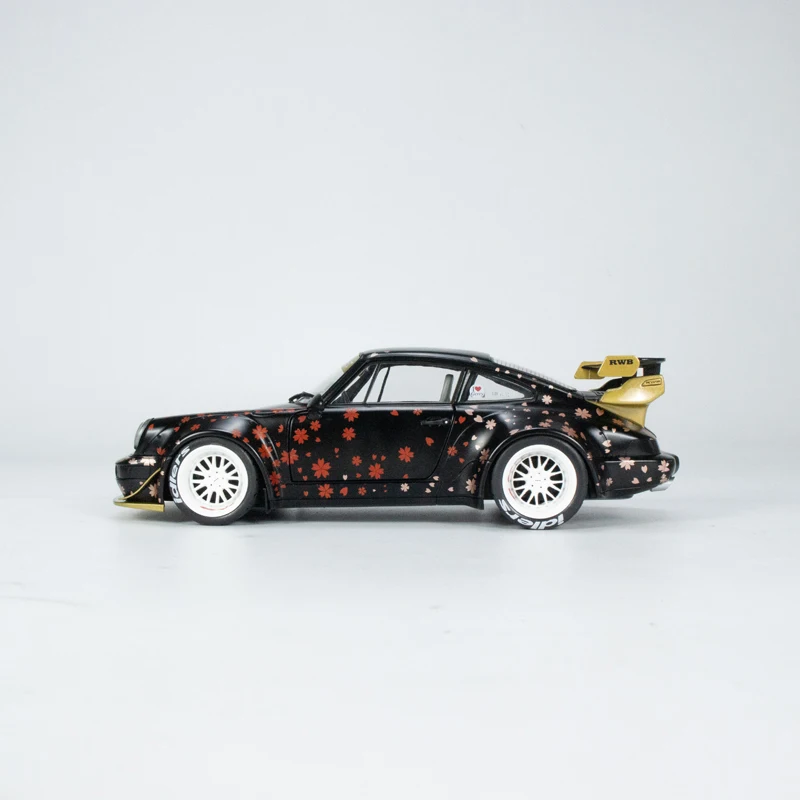 Solido 1:18 RWB 964 BODYKIT AOKI BLACK 2021 Simulation Limited Edition Alloy Metal Static Car Model Toy Gift