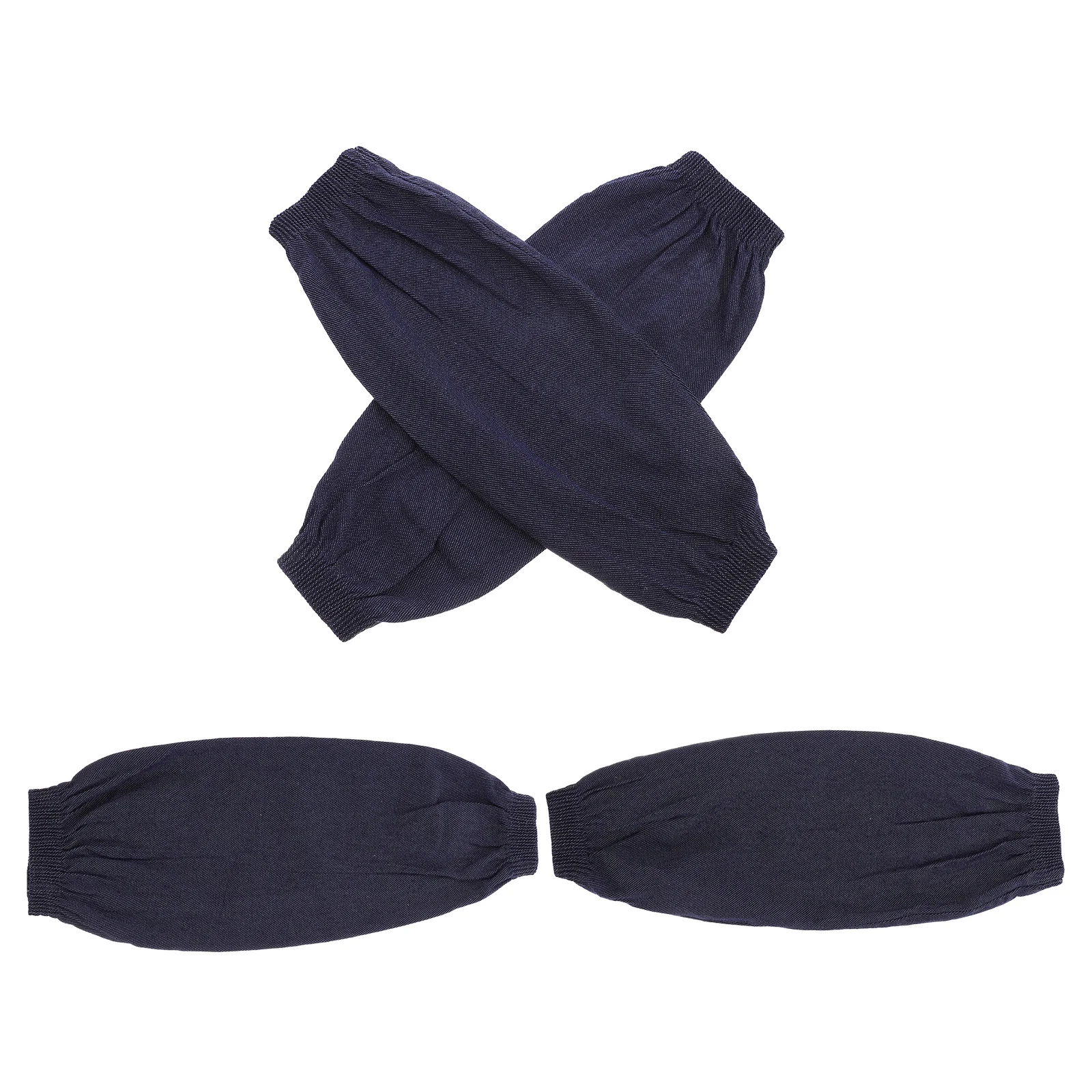 

Thickened Denim Arm Sleeves Welder Protector Double Layer Forearm Protection Cover For Abrasion Heat Resistance Security
