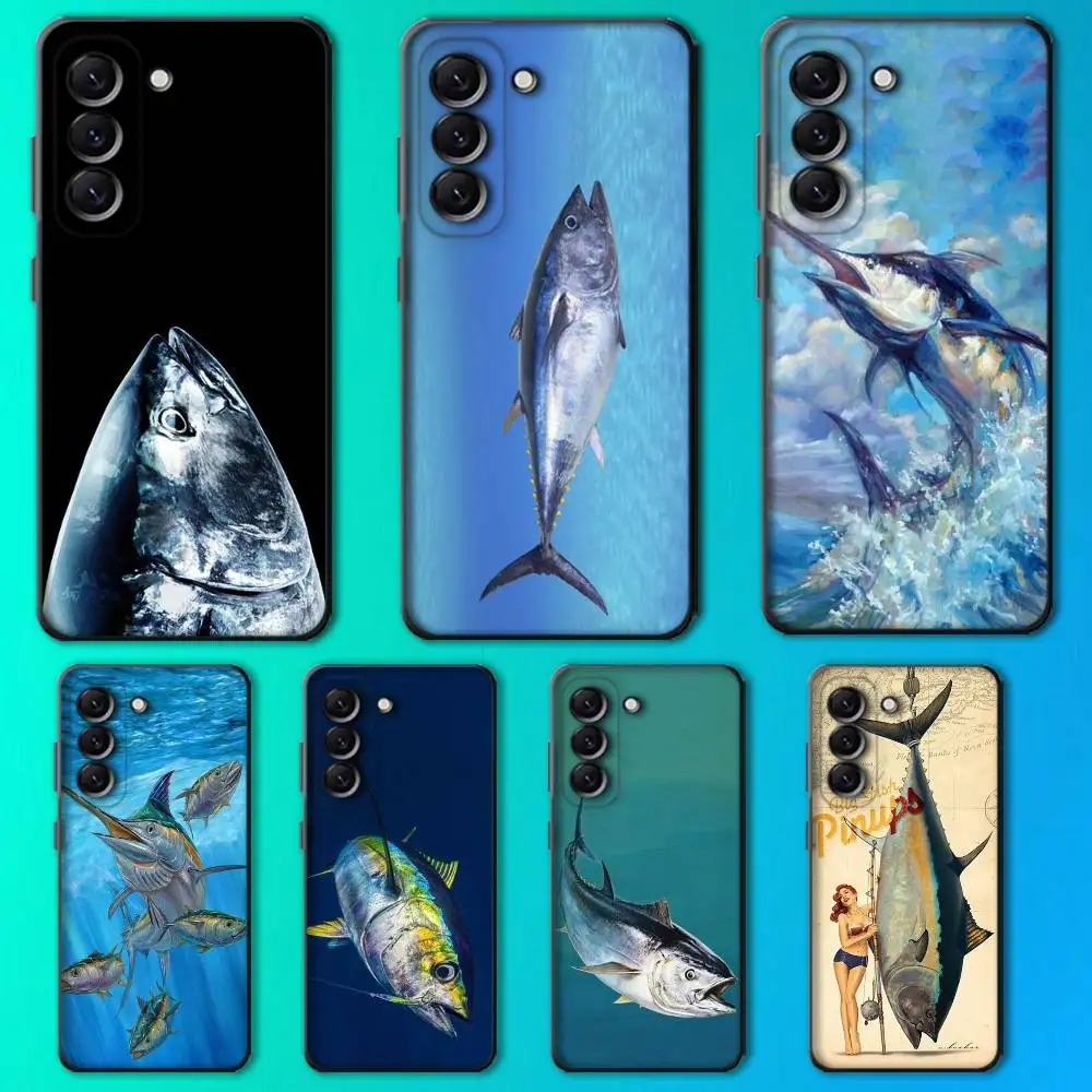 

Bluefin Tuna Soft Phone Case For Samsung Galaxy A13,A21s,A22,A31,A32,A52,A53,A71,A80,Soft Black Shell