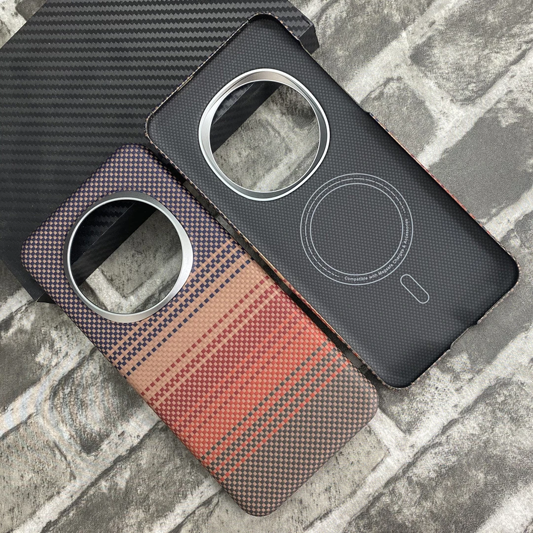 

Magnetic Real Aramid Carbon Fiber Phone Case Cover On For Honor Magic 8 7 Pro 5G Global Magic6 6Pro Magic7 7Pro 256/512 Magsafe