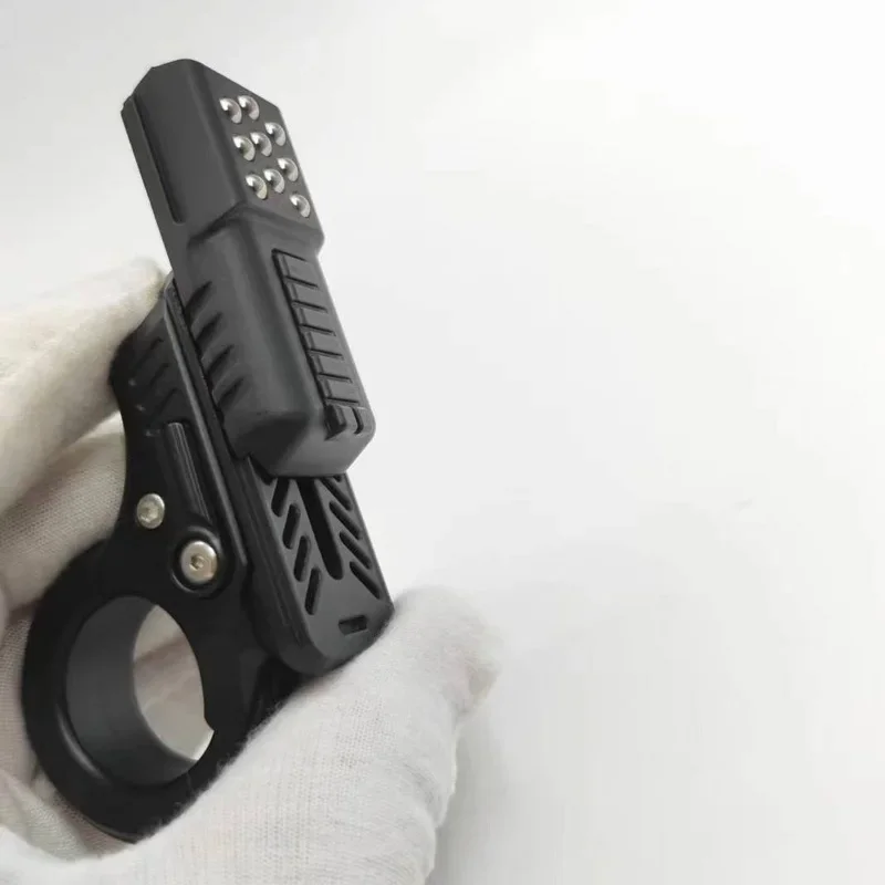 Lager Zoom Legierung Ratsche Rad Fidget Ring EDC Haptische Slider Fidget Spinner Multifunktions Metall Fidget Spielzeug