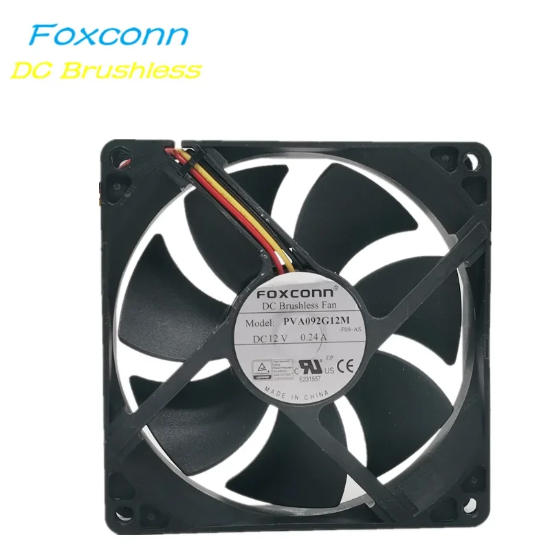 +New 9cm  for  Foxconn PVA092G12M 12V 0.24a 9025  CPU power supply chassis cooling fan 