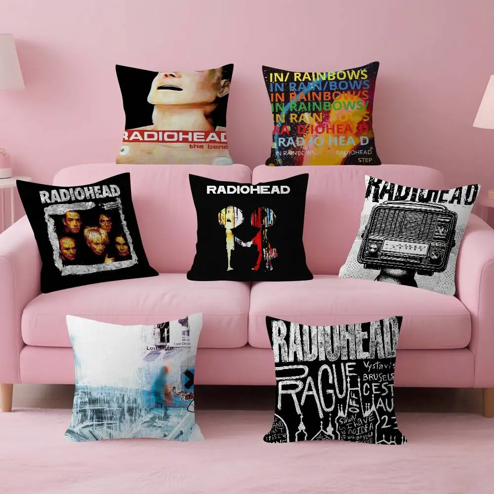Rockband Radiohead Album Kissenbezug 30x50 Polyester Sofakissen Dekorative Wurfkissen Heimdekoration Kissenhülle