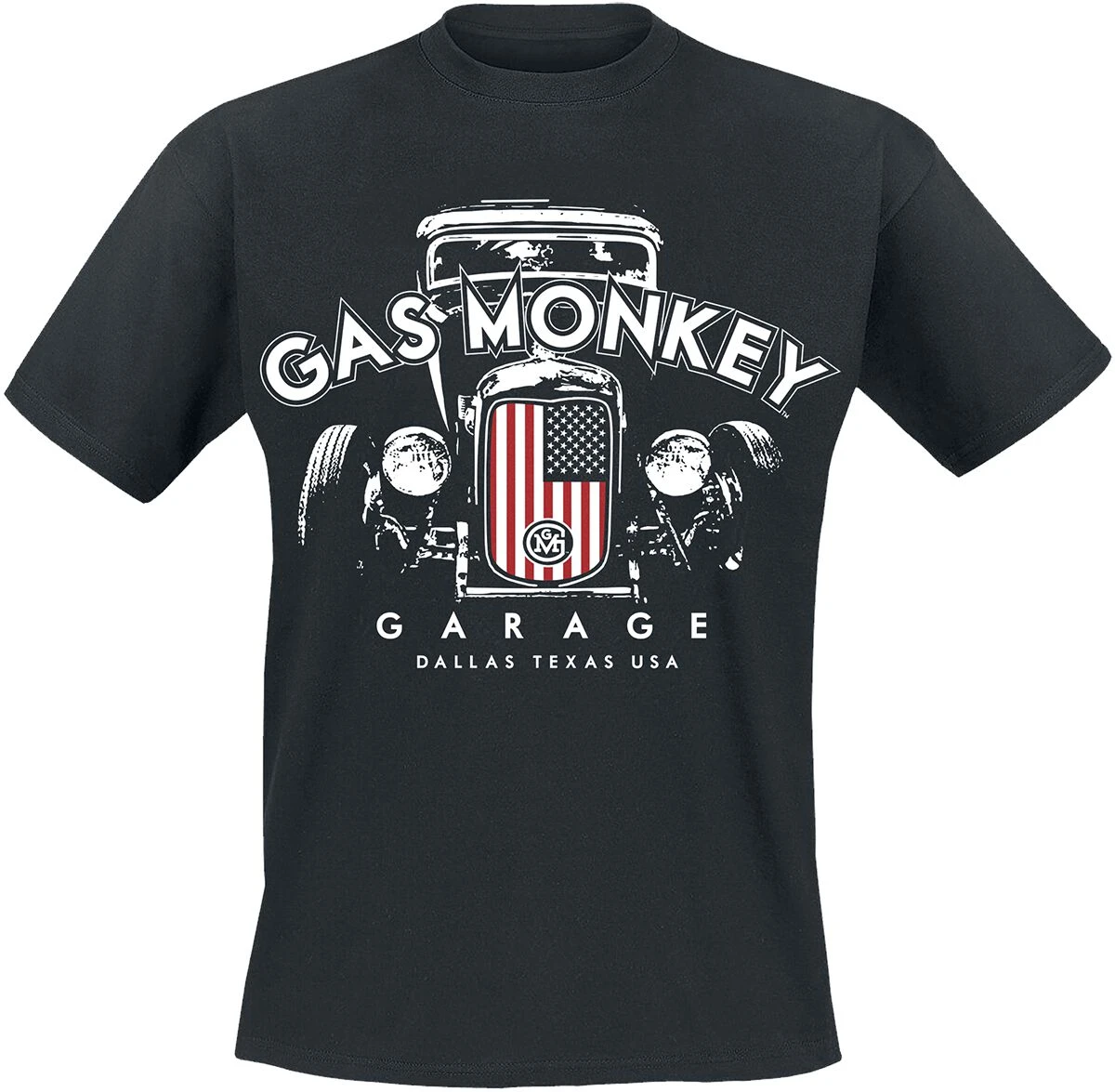 Top Gas Monkey Grafik Baumwoll-T-Shirt Unisex Sommer Kurzarm Mode Marken-T-Shirt Luxus Casual Vintage T-Shirts – Detail 3