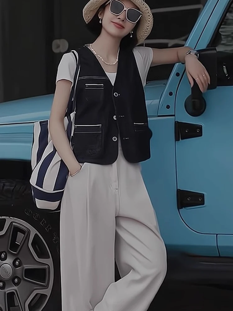 

Шикарный удобный жилет Svel, модный универсальный летний новый многослойный топ, женская одежда премиум-класса Quali