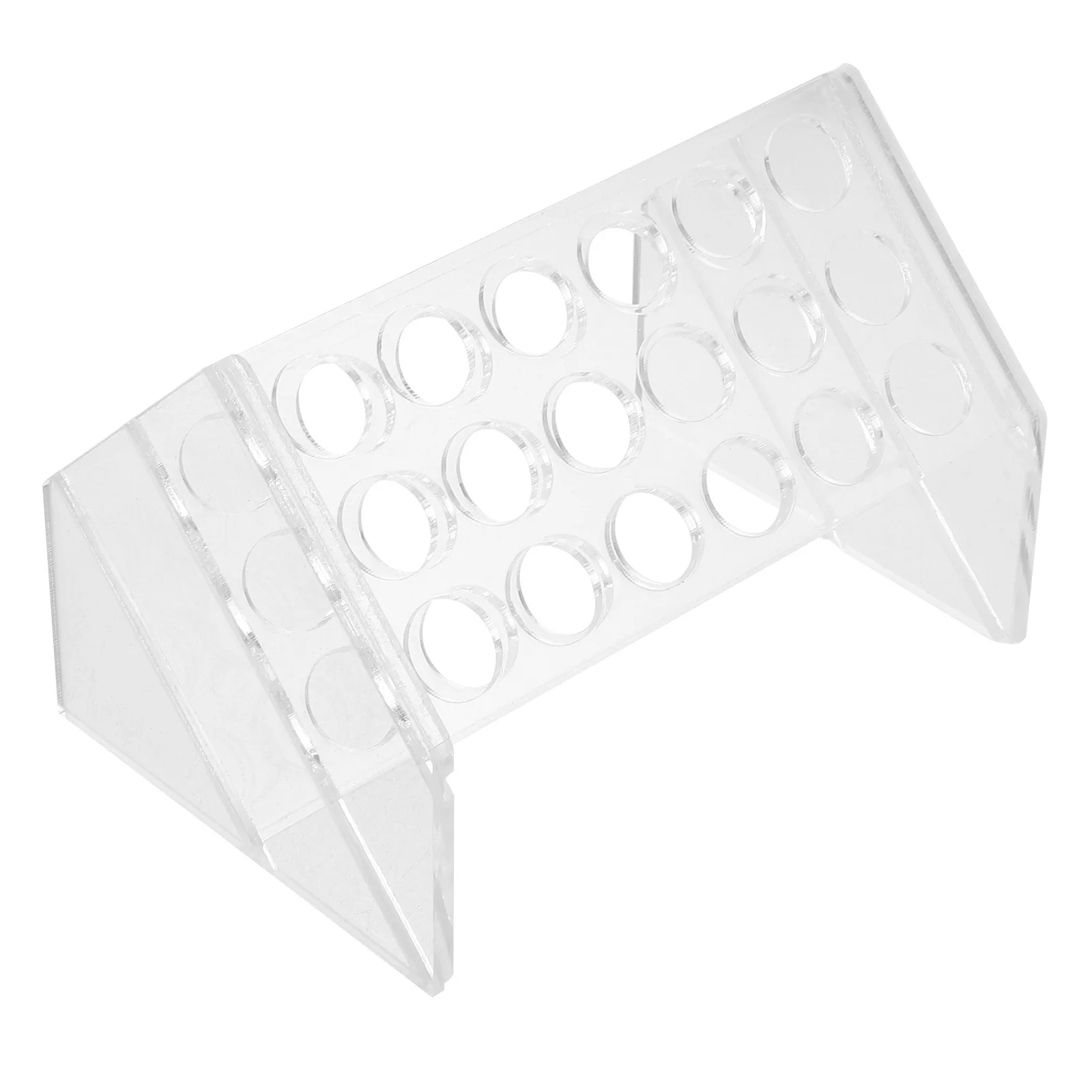 

Tube Rack Durable Angled Design Test Tube Holder Lab Organizer Multipurpose Storage Display Rack for Efficient