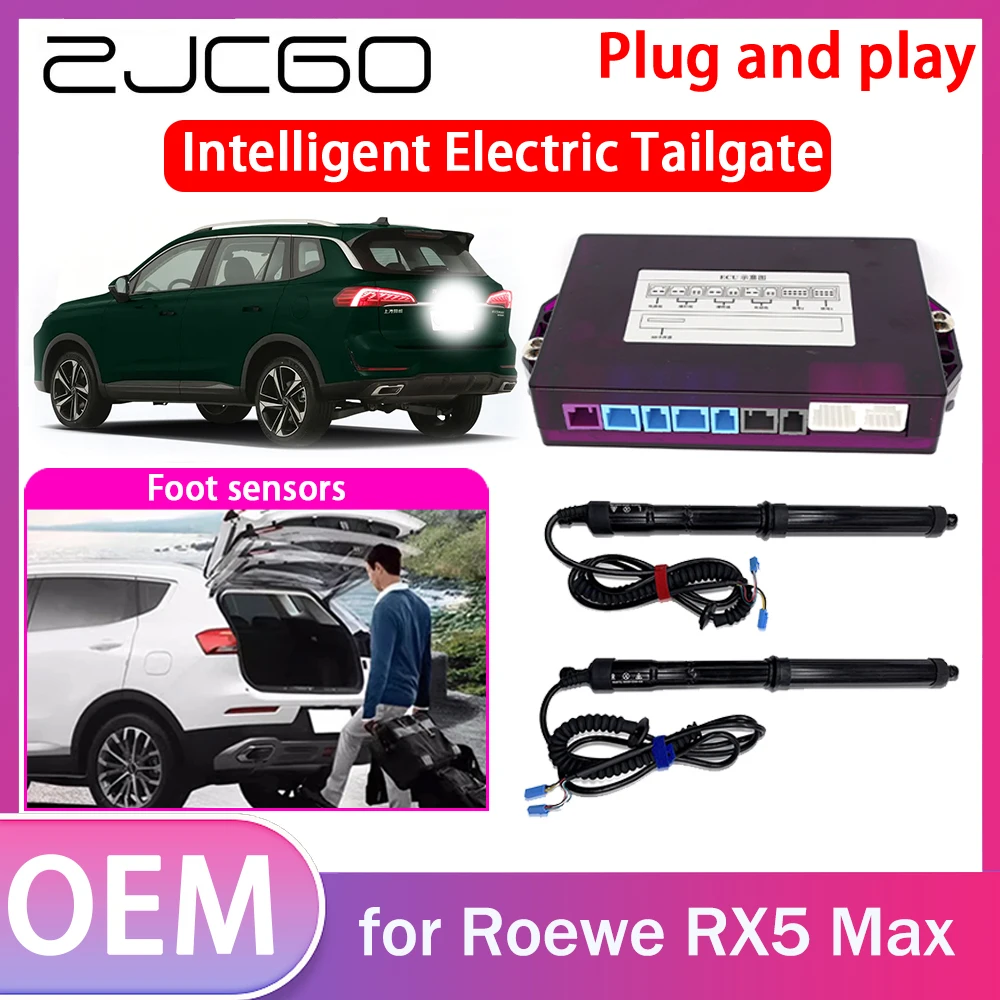 ZJCGO Electric Tailgate Lift Drive Trunk Opening Tail Gate Lift Soft Close for Roewe RX5 Max 2019 2020 2021 2022 2023 2024