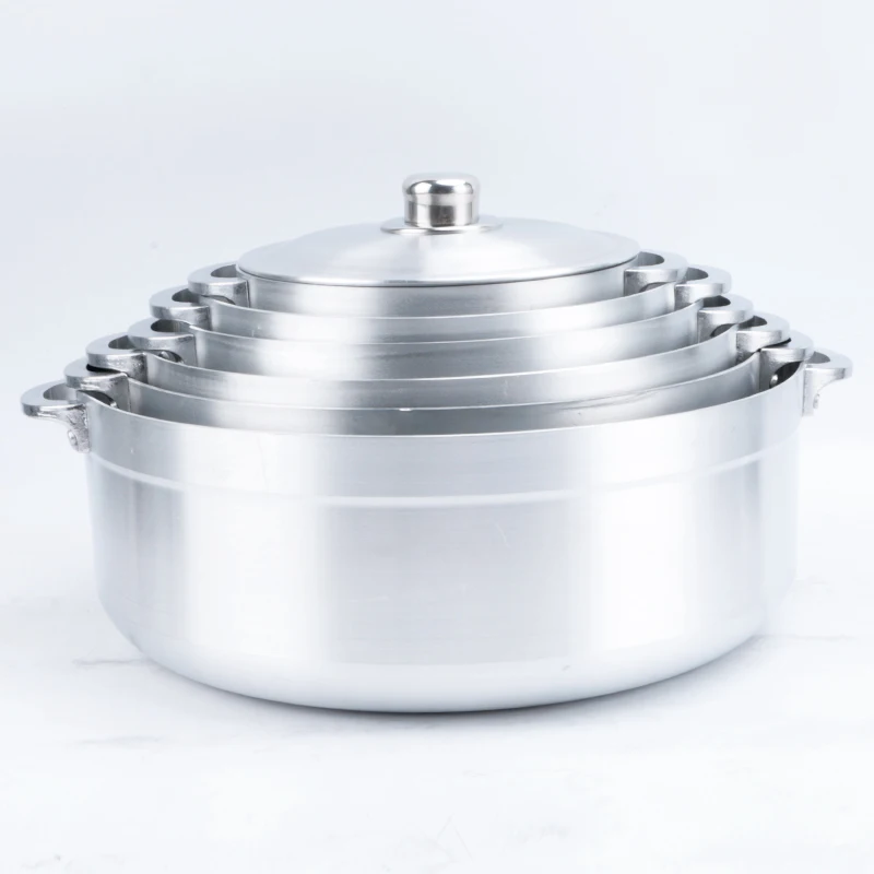 Casserole 12pcs Pot Household Cooker Set Restaurant Casserole, Aluminum Cooker Set