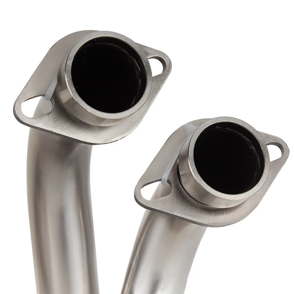 Knalpot Sistem Lengkap Kawasaki Z650 Ninja 650 2012-2023, Pipa Header Hitam, Sistem Knalpot, Pipa Knalpot