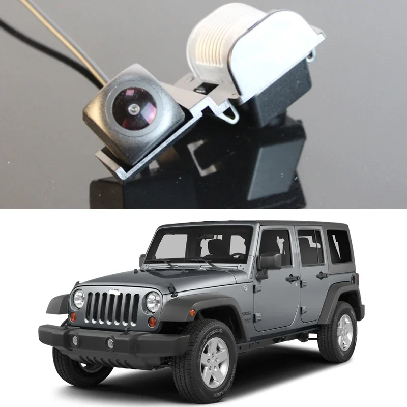 

For Jeep Wrangler Rubicon Sahara Unlimited Car Rear Camera Reverse Image CAM Night View AHD CCD 1080 720 Dedicated Camera