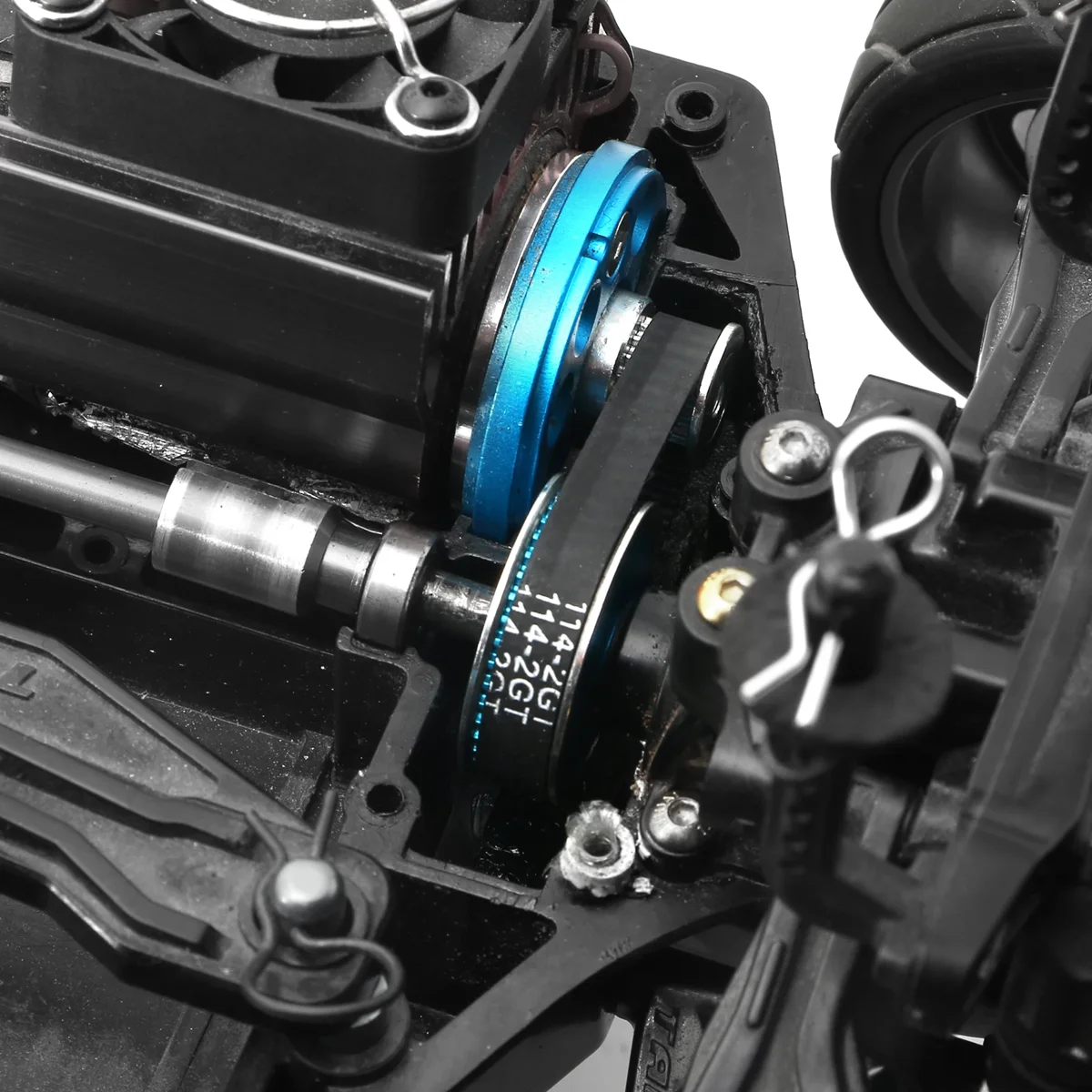 TT02 trasmissione a cinghia a basso rumore 16T 40T sistema di ingranaggi di trasmissione fai da te modifica parti di aggiornamento per Tamiya TT02
