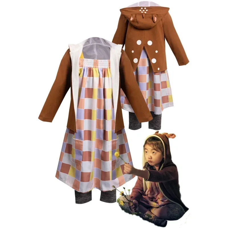 Costume de Cosplay Wen de Film pour Enfant, Tenue d'Halloween, Uniforme de ixde Carnaval, Imbibé de Veste, Robe et Pantalon