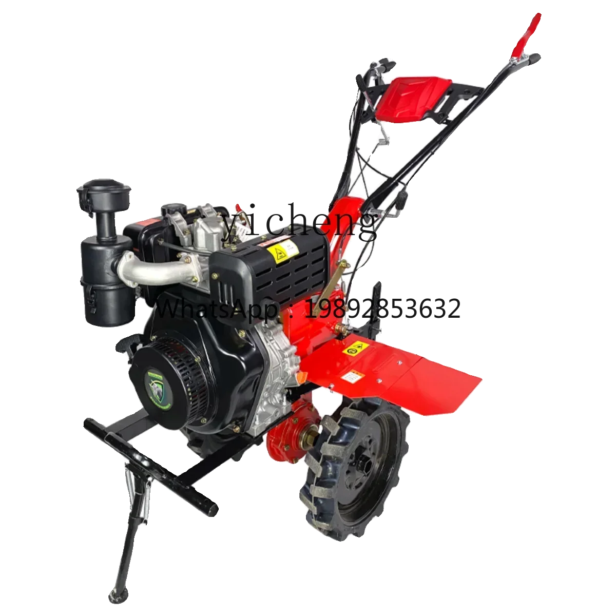 

TQH diesel micro tiller direct sales agricultural trencher engine household high power rotary tiller field tiller