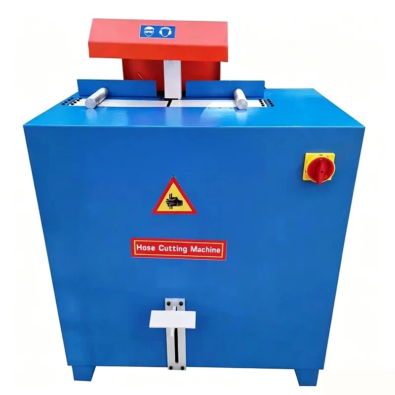 Foot Pedal Hose Cutter for 4-50mm Hoses, High Pressure Hydraulic Oil Pipe Cutting Machine for Steel Wire & Metal Reinforced Hose
