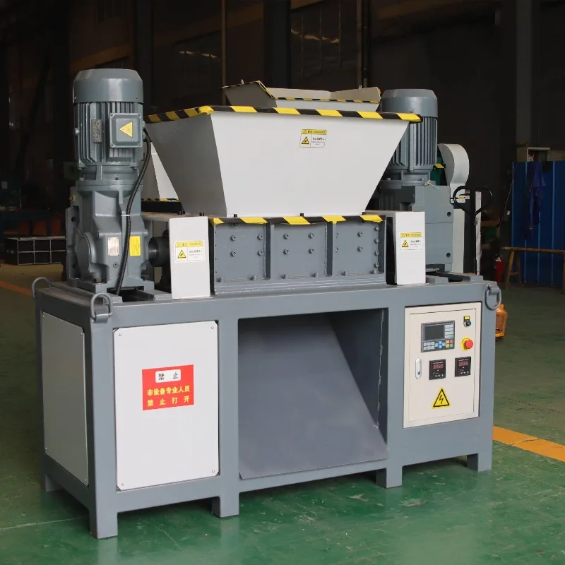 Construction Plastic Shredder Building Template Crusher Construction Site Plastic Waste Rapid Shredding Machine