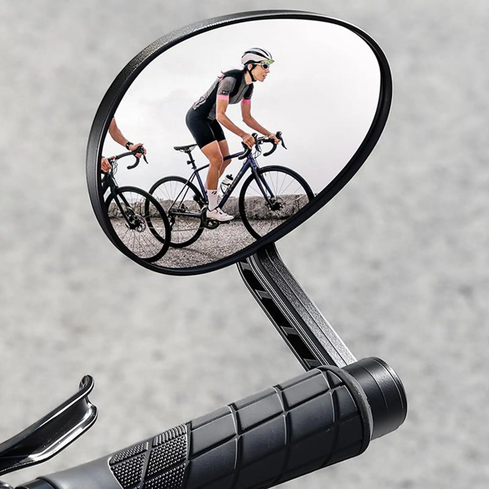 Bike Side Mirror Anti-Shake 360-Degree Rotatable Bike Bar End Mount Rearview Mirror for Urban Mountain Commuting Adventure