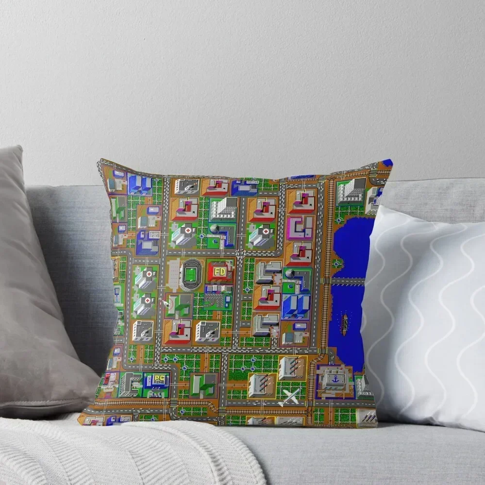 

SimCity 1 No logo Sim City Zoom - HD Throw Pillow Christmas s Covers Custom Cushion pillow