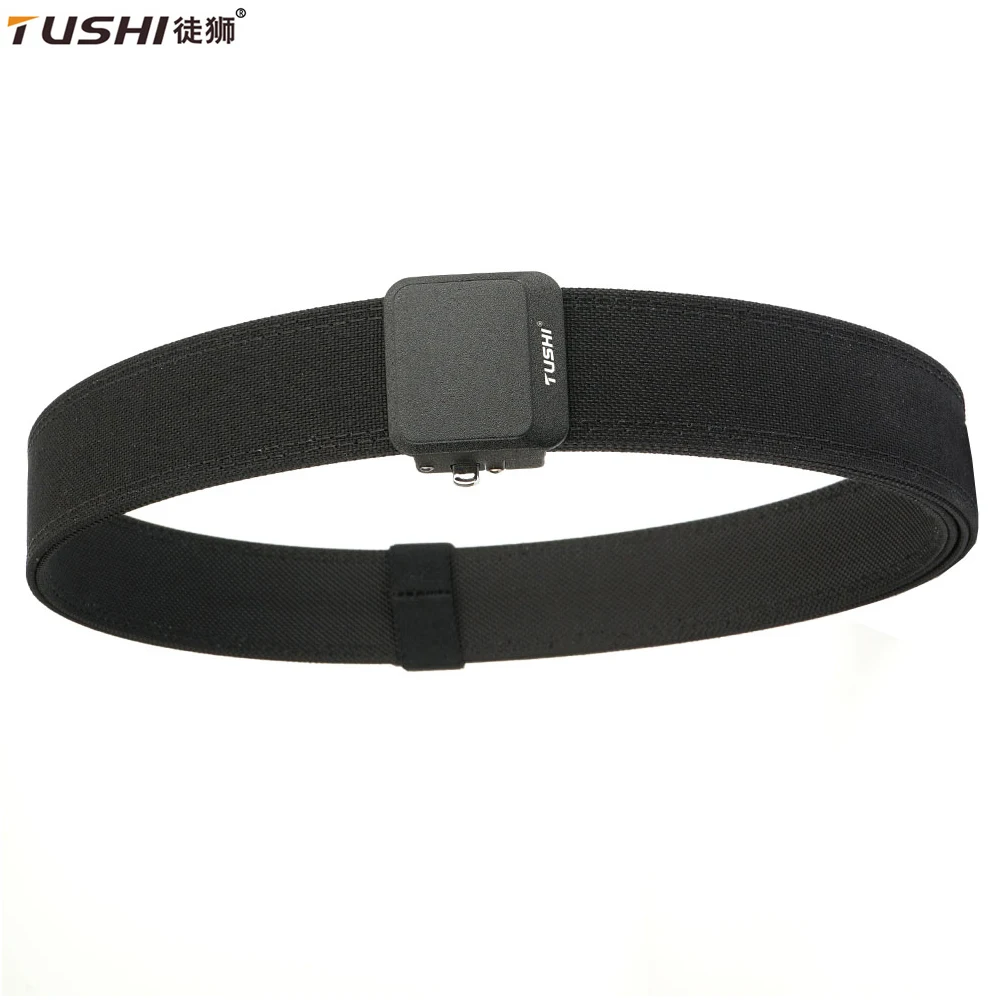 

TUSHI New Automatic Buckle Belt for Men 1100D Hard Real Nylon Military Tactical Belt Non Slip Hunting Belt Male Casual Waistband