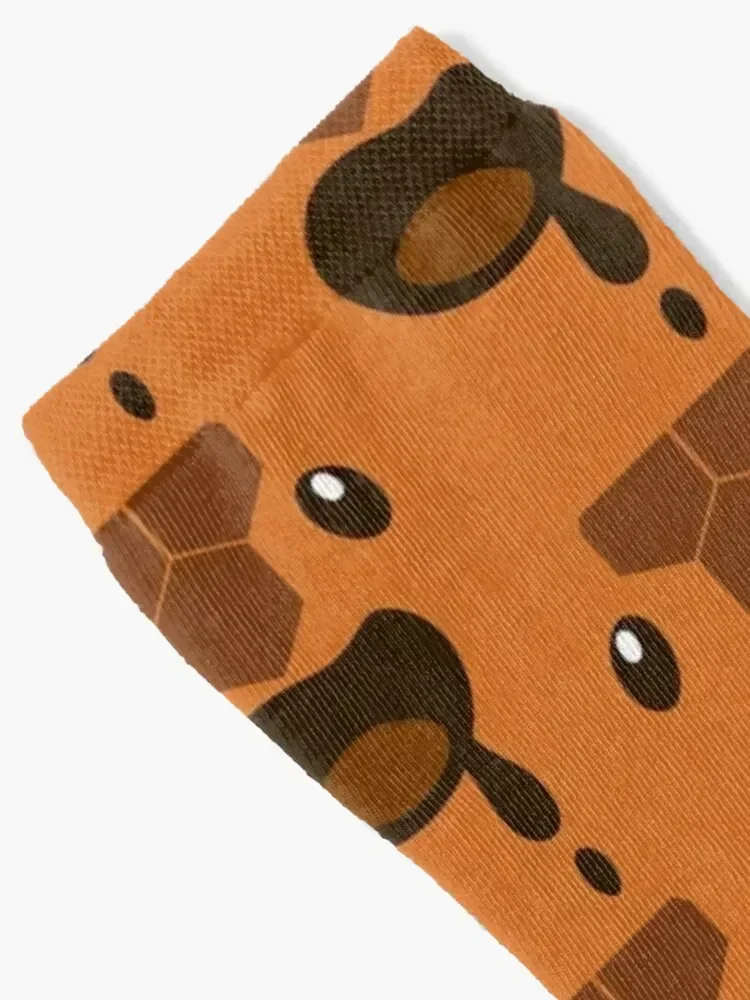 Honey Slime - Cute Face Cut Out Socks golf Christmas Stockings warm winter Socks Men Women's