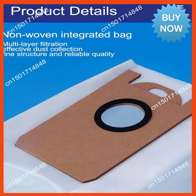 BISM 12 قطعة كيس لجميع الغبار ل Ihome Autovac Nova Ihome Nova Pro/Nova S1 Pro الذاتي تفريغ روبوت فراغ طويلة الأمد قطع الغيار الملحقات