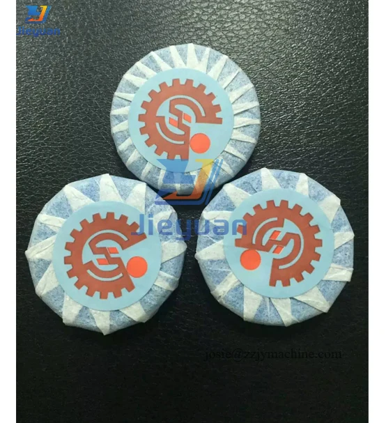 Okrągła maszyna pakująca mydło Wysokiej jakości opakowania na mydło hotelowe Ręczna maszyna do pakowania mydła w plisy