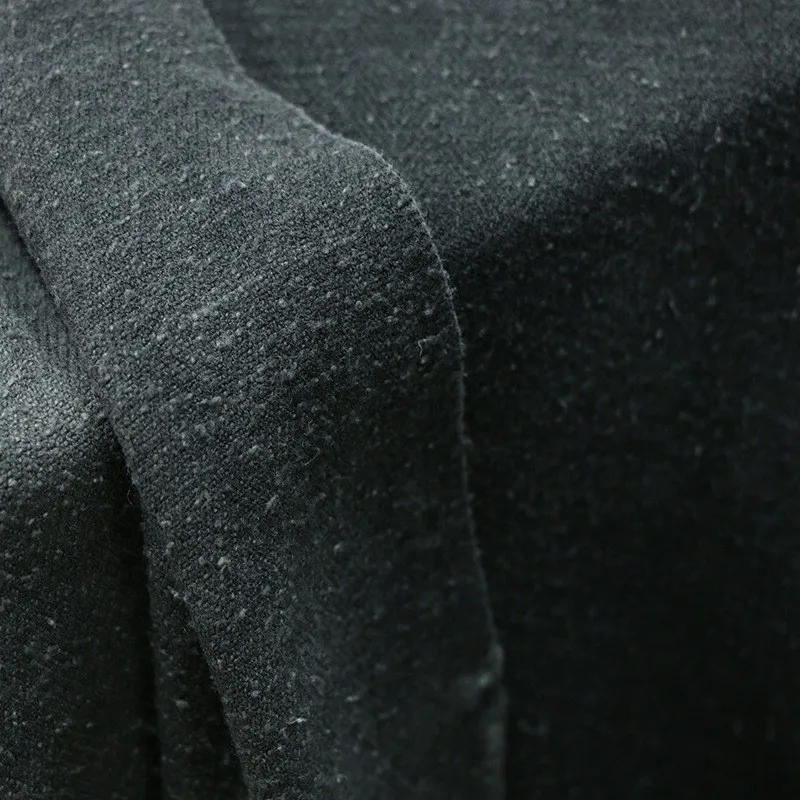 

This is a and simple designer fabric made of natural tussah silk with herringbone jacquard pattern