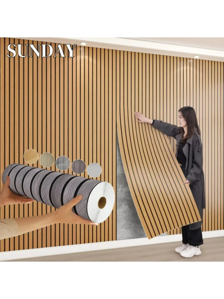 3/5/10M Dikke Imitatie Grille Muurstickers Achtergrond Wanddecoratie Zelfklevende Behang Schuim Schil en Stok Wallpapers - afbeelding 2