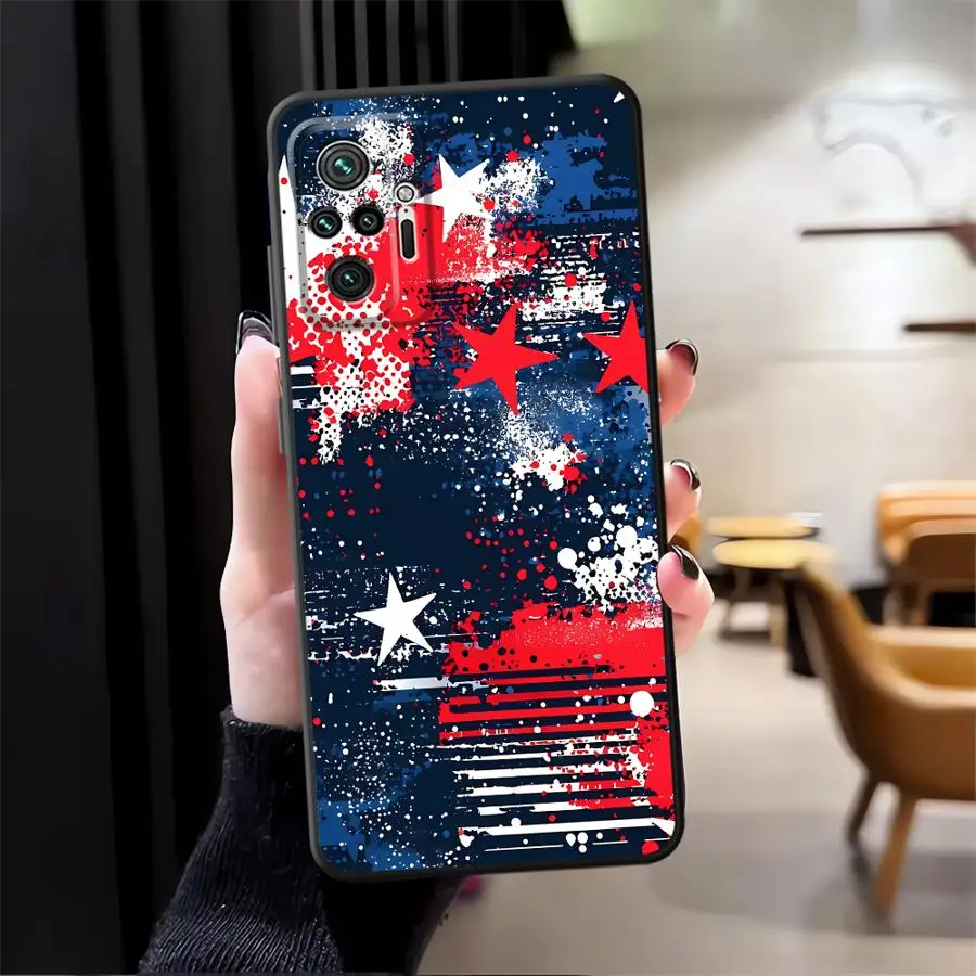 Flowing Stars Stripes Case for Xiaomi Redmi Note 15 13 14 Pro Plus 12 11 12C 13C A4 10 K80 14C A5 A7 Pro 9 8 Phone Cover K40 A1 view 4