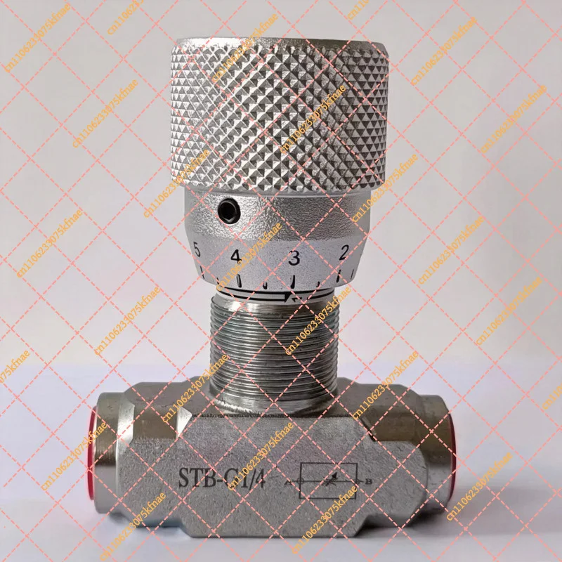 STB-G1/4 Bidirectional Hydraulic Flow Control Restrictor Valve Threaded Hydraulic Pipeline Fitting