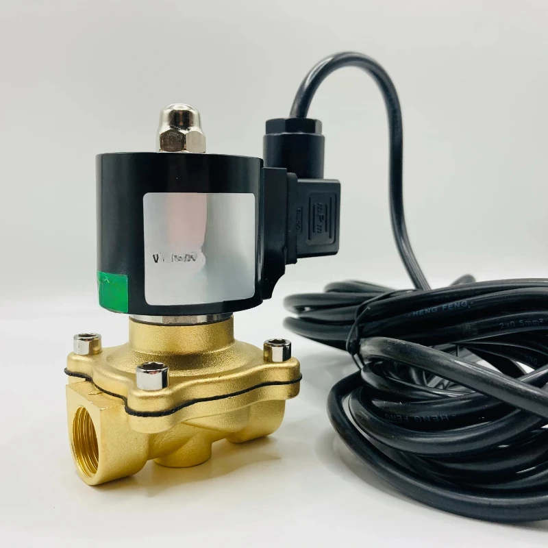 

Waterproof Diving Coil Normally Open 12V 24V 220V Brass For Water Pool Fountain Solenoid Valve