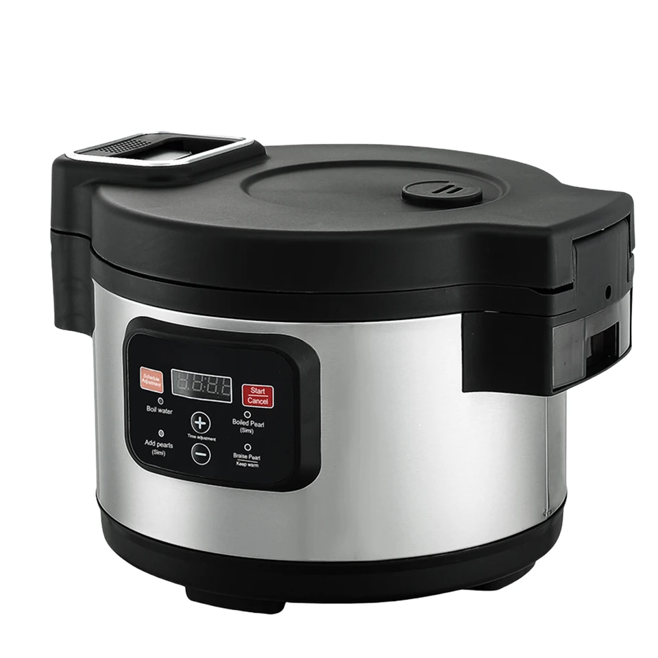 828HOT WF-D12 Cocina automática de perlas de tapioca, máquina para hacer té de burbujas de 12L, olla antiadherente de Control Digital comercial, para Sago,