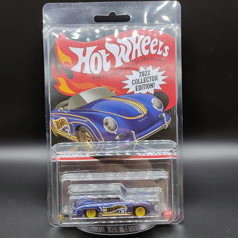 Hot Wheels 2022 Collector Edition PORSCHE 356 Speedster 1/64 Collection Die-cast Model Cars Toy Vehicles