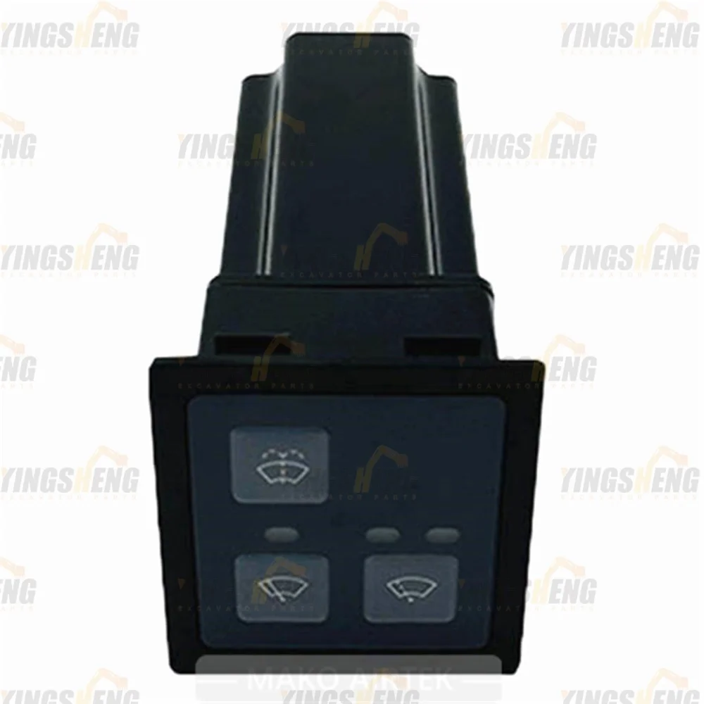 Las piezas de excavadora son adecuadas para controladores de faros Doosan Daewoo DX150, DX225, DX300, controladores de limpiaparabrisas, 543-00095