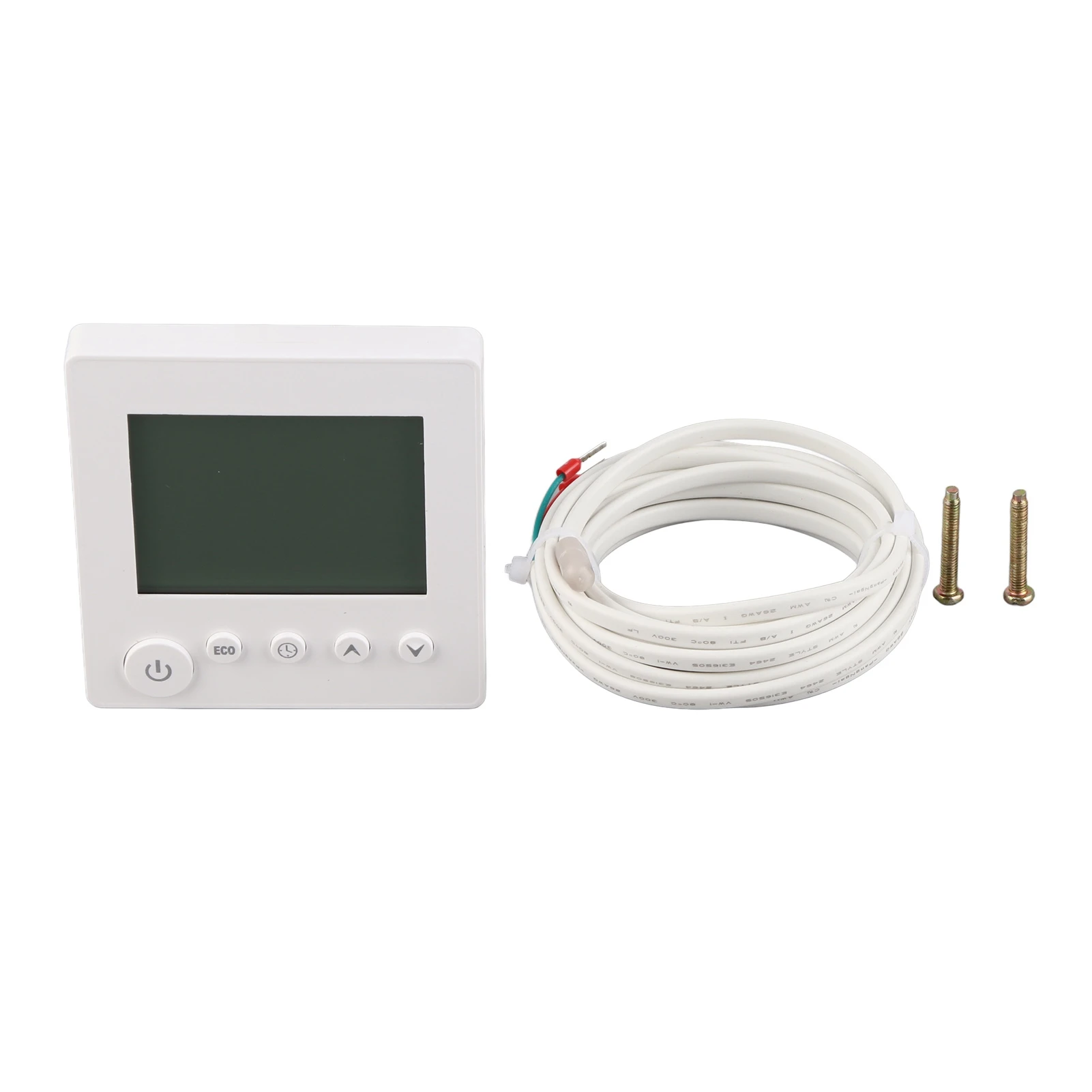 Smart Thermostat NTC Sensor Home Thermostat Anti Interference Microcomputer Control 95-240V 0-95℃ LCD Display for Household