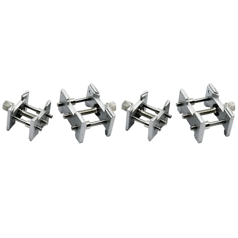 4 Set Metal Watch Movement Holder Fixed Base Multi Function For Watchmaker Watch Clamp Watches Repair Tools Accessories
