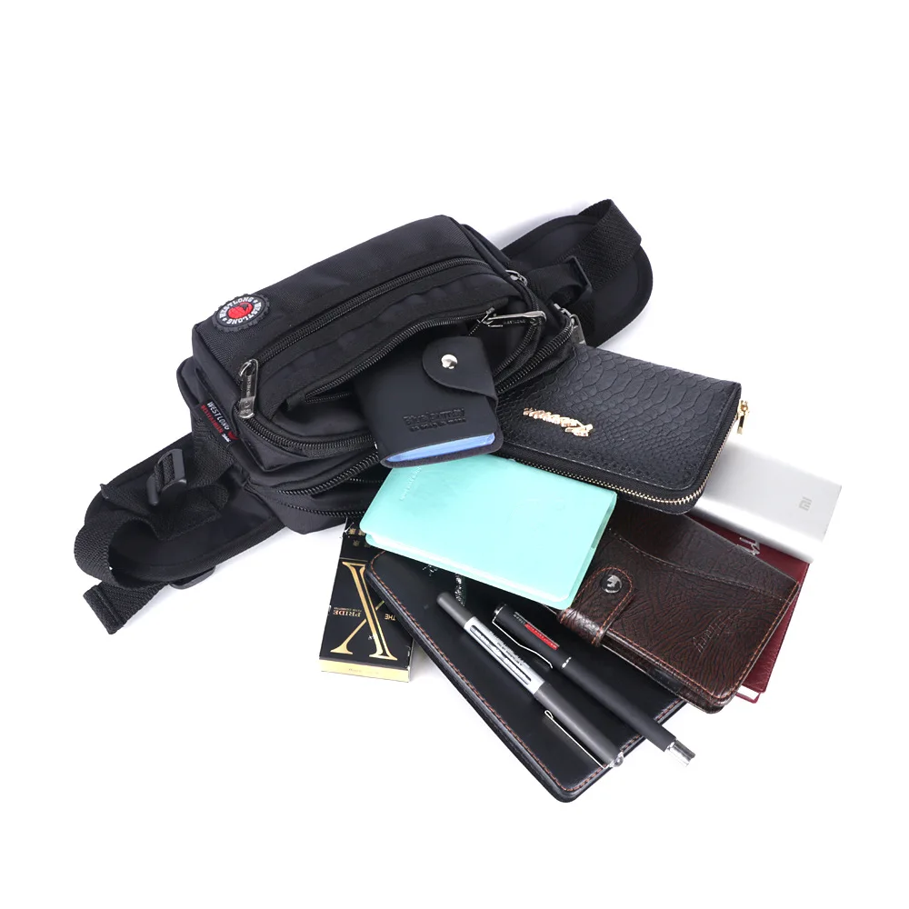 Waist Pack Casual Functional Fashion Men Waterproof Fanny Pack Women Belt Bum Bag Male Phone Wallet Pouch Bags Unisex purses sac