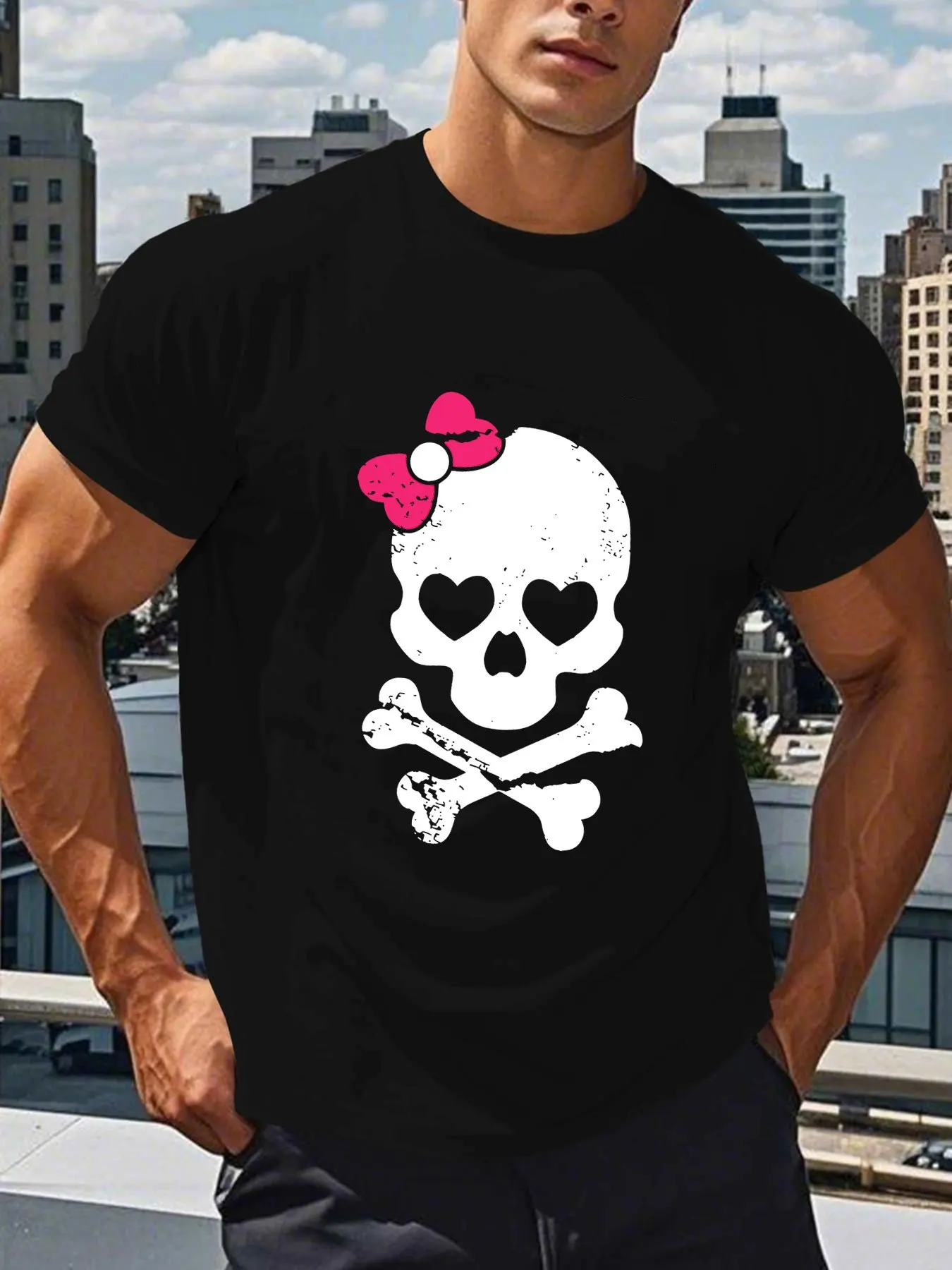 

T shirt for men 2025 100% cotton sports Printed four seasons Hip-Hop Y2k tops High quality Casual Graphic gym Running Summer