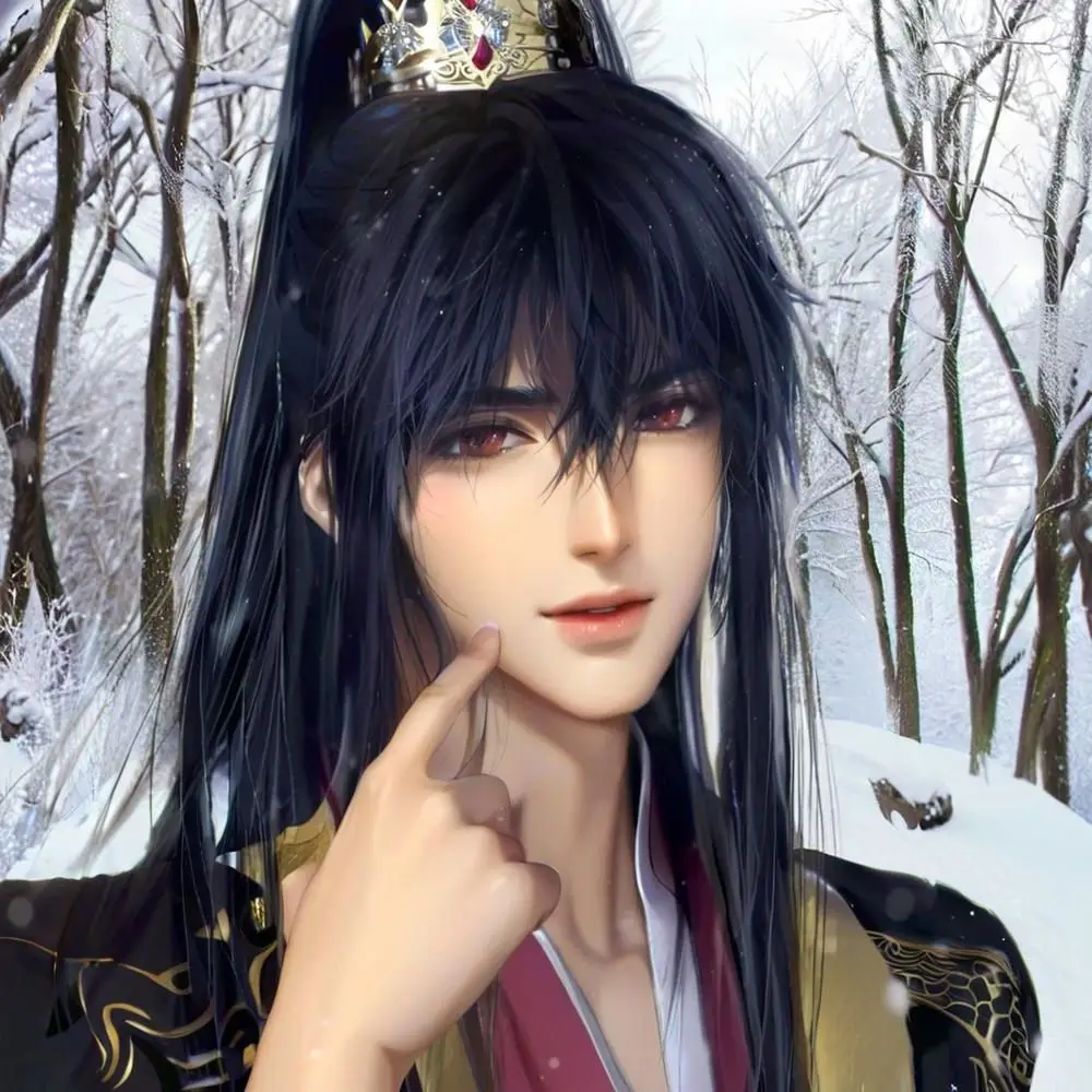 مشبك شعر مستعار Xia Knight على الطراز الصيني الجديد على ذيل حصان عالي للرجال والنساء، شعر مستعار كوسبلاي برأس كامل من Hanfu القديم #6