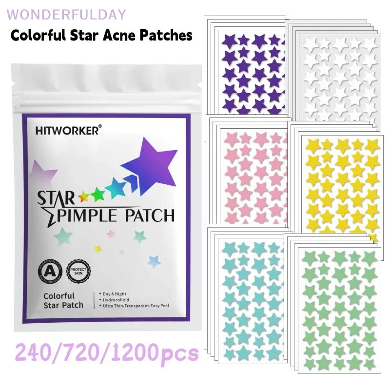 Acne Patches Water-based Gel Non Irritating Fast Healing Acne Spot Treatment Safe for All Skin Types Use