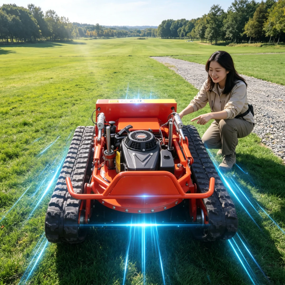 Custom remote-controlled lawn mower, suitable for large-area lawns, household lawn mower