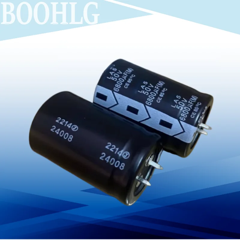 2PCS 6800UF 50V electrolytic capacitor 50V 6800UF 25X40 LA5