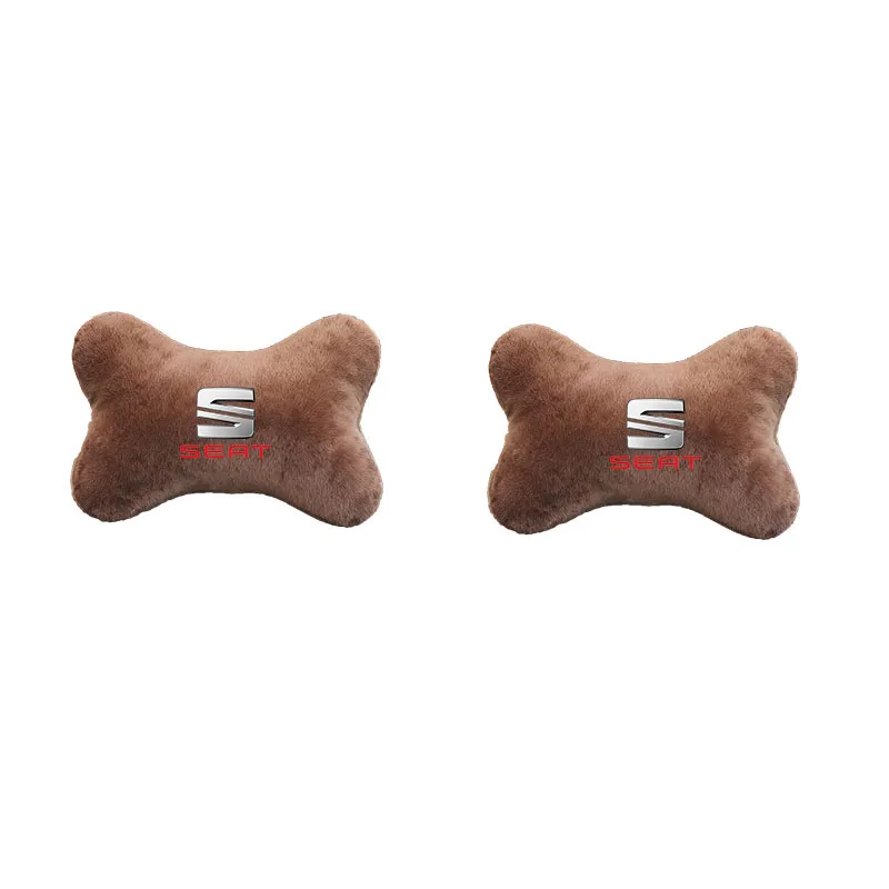 Car Head Neck Rest Pillow Headrest Cover Seat Belt Shoulder Pads for Seat FR Leon Ibiza Altea Exe 5f Mk2 Mk3 TARRACO Accessories