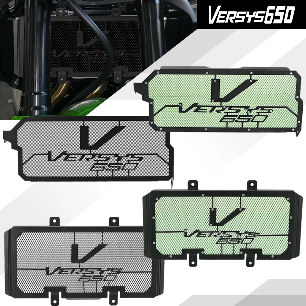For KAWASAKI VERSYS 650 2015-2023 2024  2022 2021 2020 2019 2018 Motorcycle Accessories Radiator Grille Guard Cover Protector
