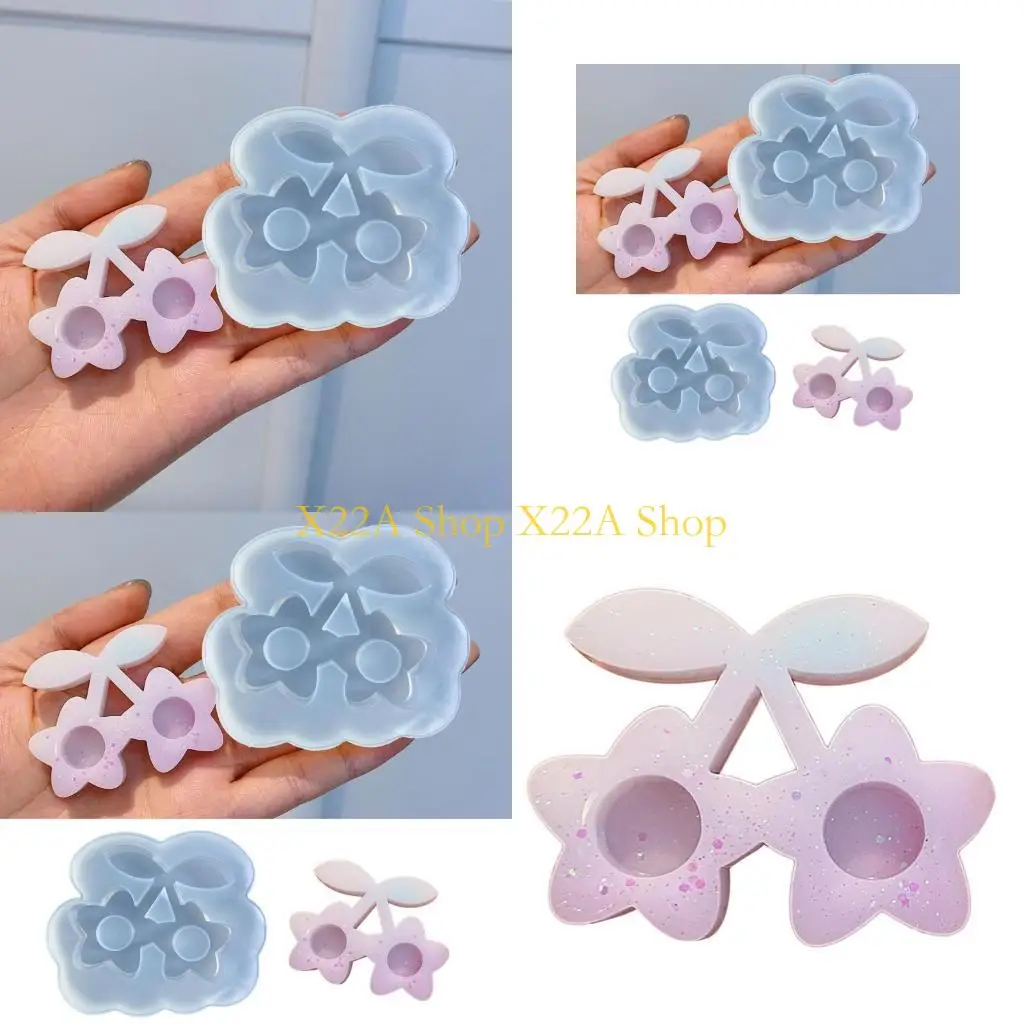 

Unique Soft Silicone Mold for Epoxy Resin Jewelry Making Star Cherry Mold DIY Resin Casting Mold Ornament Craft