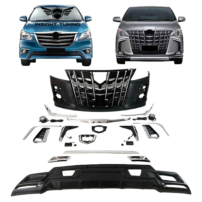 

LX Style Facelift Front Bumper Grill Bodykit 2012-2015 for Toyota Innova Crystal Body Kit