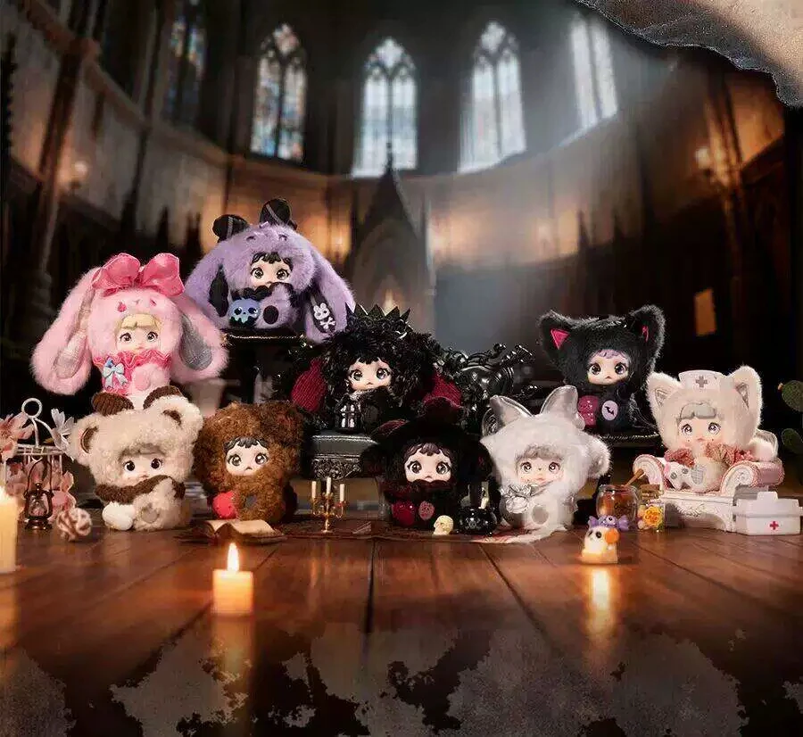 

Nommi Sure Fun Plush Blind Box Cute Rabbit Shaped Plush Doll Trendy Collectible Toy For Adult Collectors Home Decoration